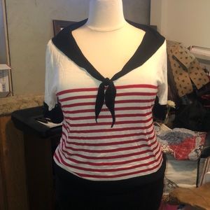Hell Bunny Nautical Sweater 4X